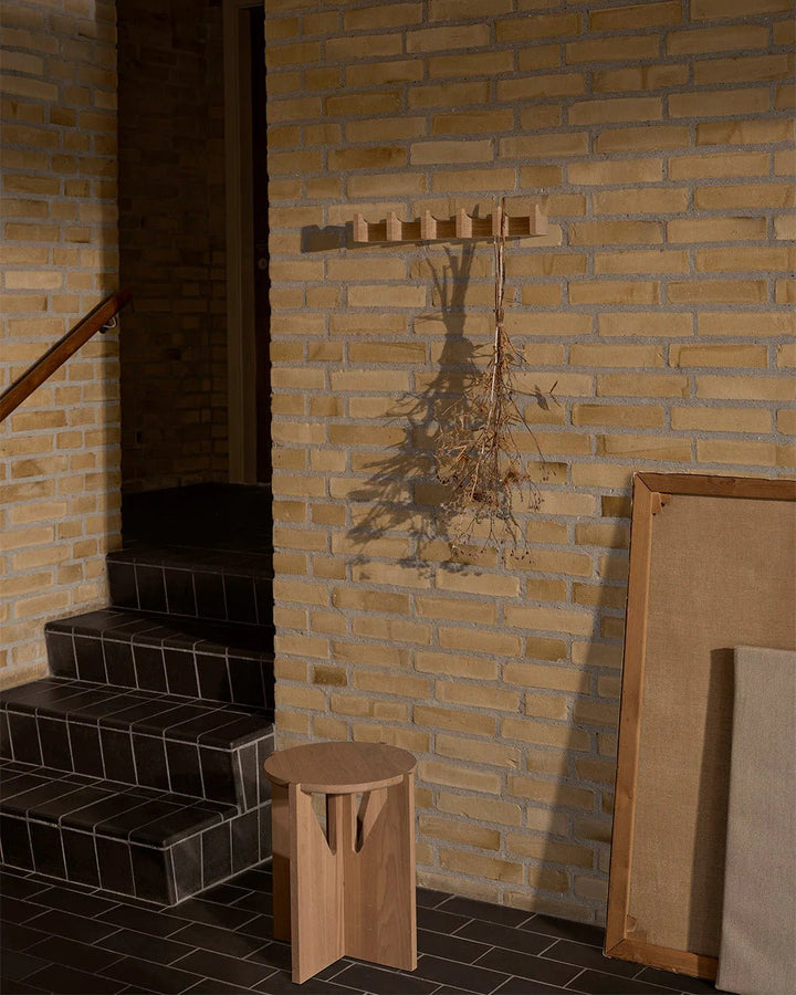 Column Coat Rack L - Kristina Dam Coat + Key Racks - Light Oiled Oak - HORNE