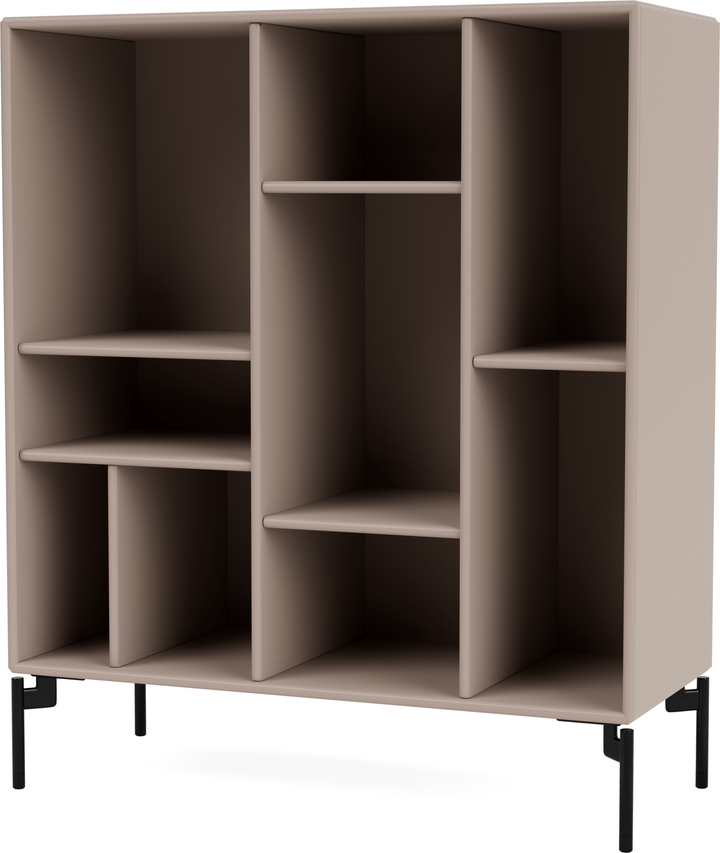 Compile Decorative Shelf - With Legs - Montana - Shelving - Mushroom - Black - HORNE