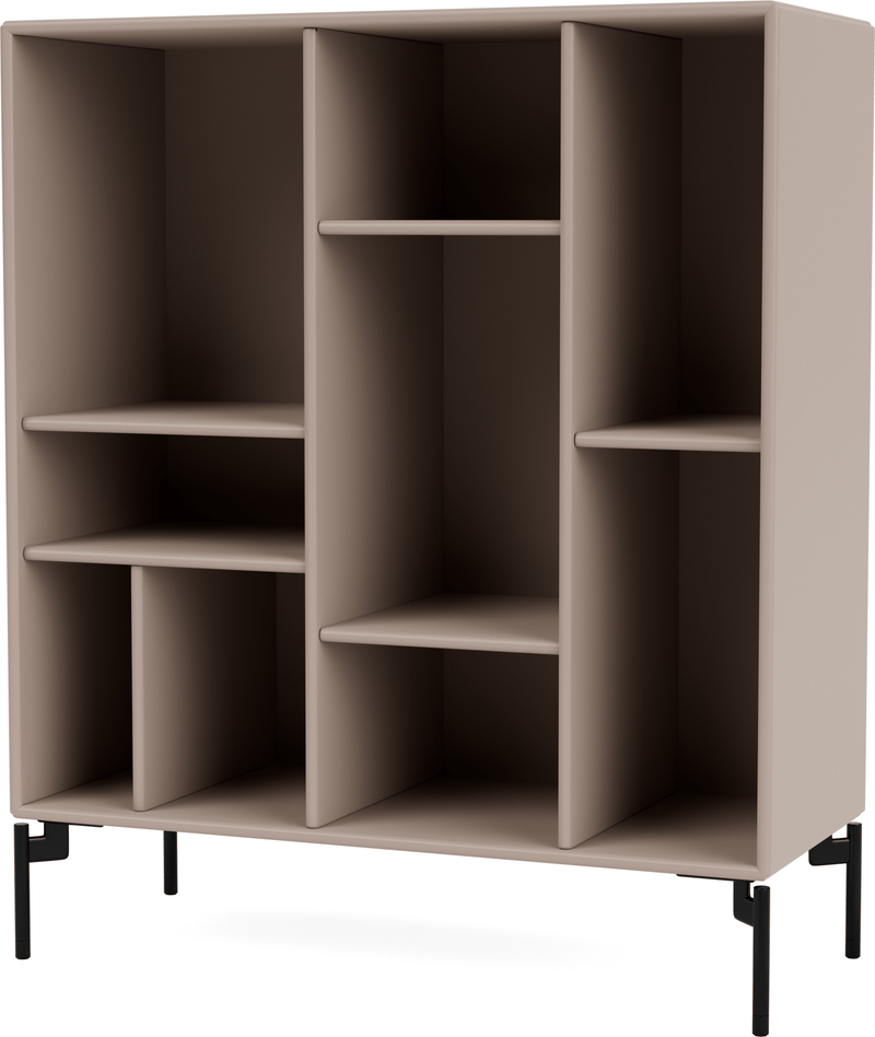 Compile Decorative Shelf - With Legs - Montana - Shelving - Anthracite - Matte Chrome - HORNE