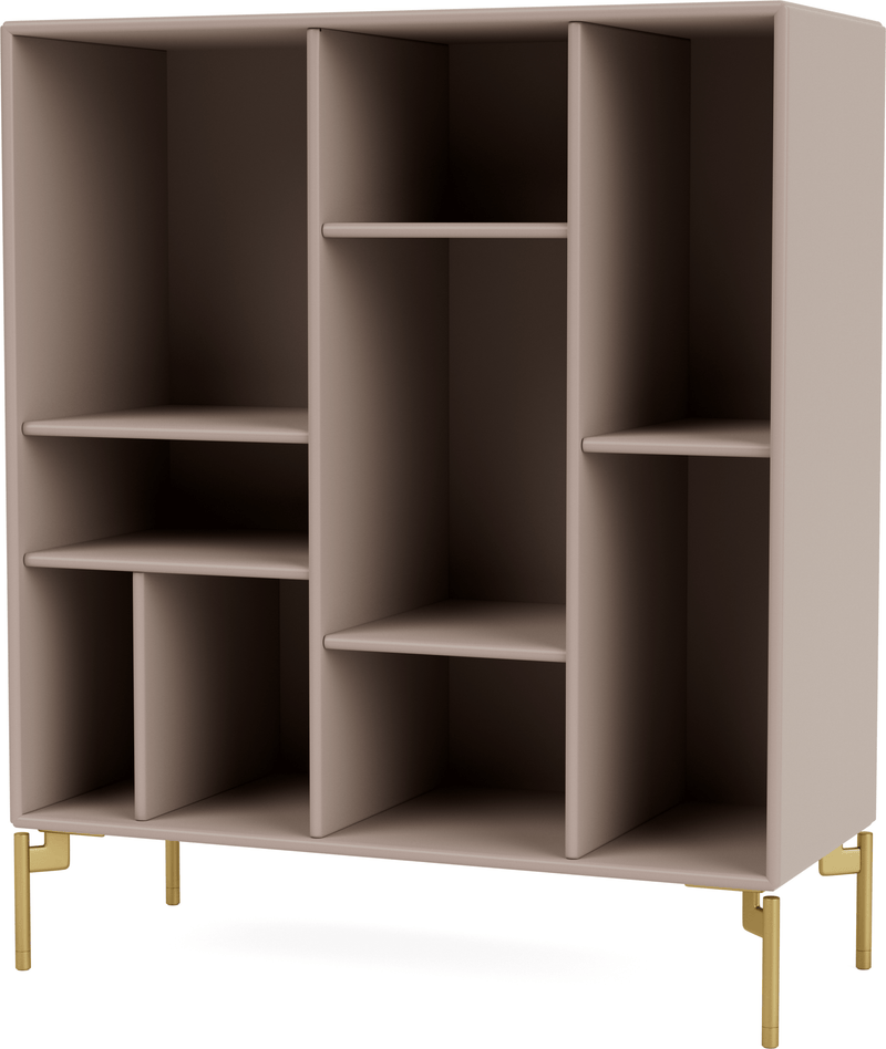 Compile Decorative Shelf - With Legs - Montana - Shelving - Anthracite - Matte Chrome - HORNE