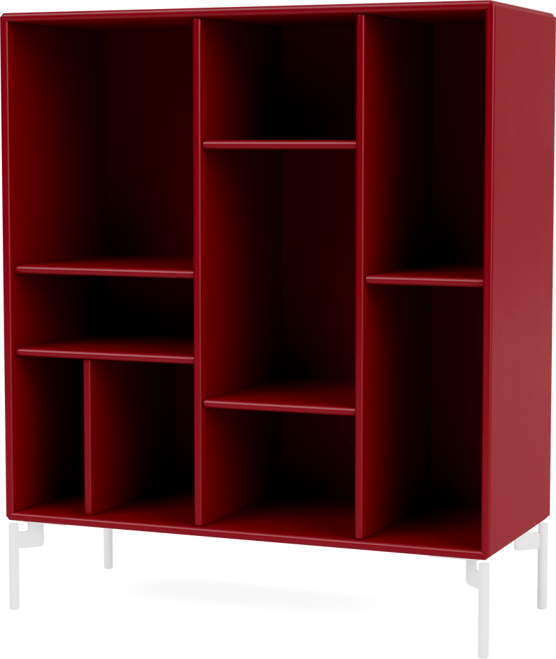 Compile Decorative Shelf - With Legs - Montana - Shelving - Anthracite - Matte Chrome - HORNE