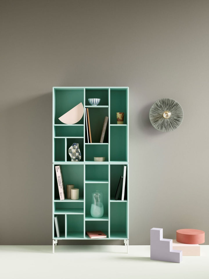 Compile Decorative Shelf - With Legs - Montana - Shelving - Vanilla - Brass - HORNE