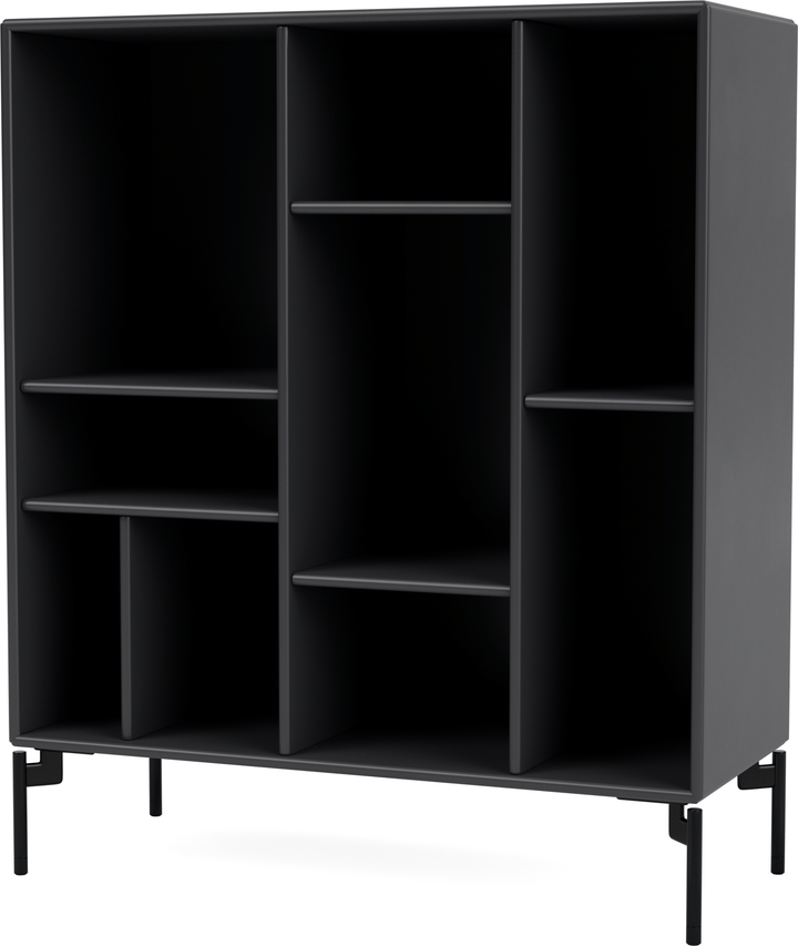 Compile Decorative Shelf - With Legs - Montana - Shelving - Anthracite - Black - HORNE