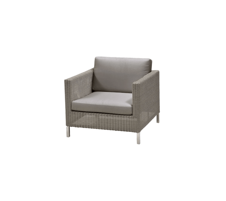 Connect Lounge Chair - Cane Line Outdoor Furniture - Taupe - Taupe Cushion Set - HORNE