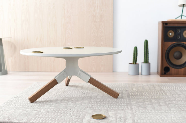 Conrad Coffee Table - Misewell Tables - London (White/White) - HORNE