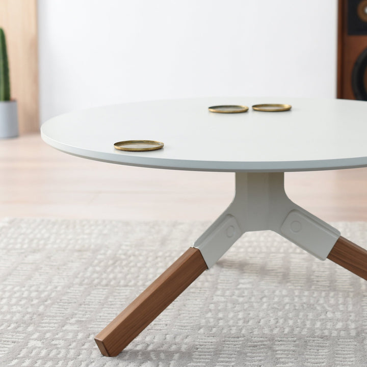 Conrad Coffee Table - Misewell Tables - London (White/White) - HORNE