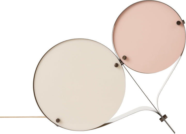 Coppia Table Lamp - Gubi - Table + Task - Ivory & Blush - HORNE