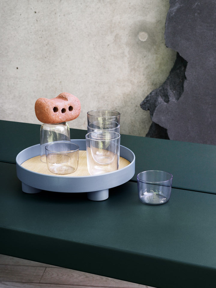Corky Glasses - Set of 4 - Muuto Glassware - Grey - Tall - HORNE