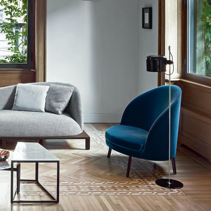 Coupé Floor Lamp - Oluce - Floor Lamps - White - HORNE