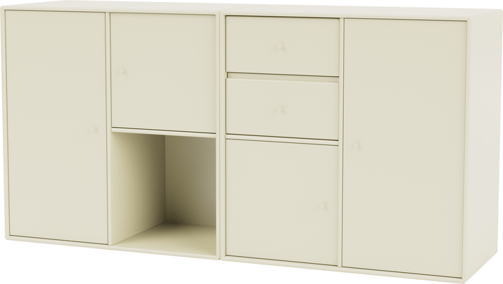 Couple Sideboard - Wall Mounted - Montana - Shelving - Vanilla - HORNE