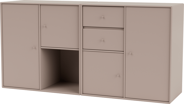 Couple Sideboard - Wall Mounted - Montana - Shelving - Mushroom - HORNE