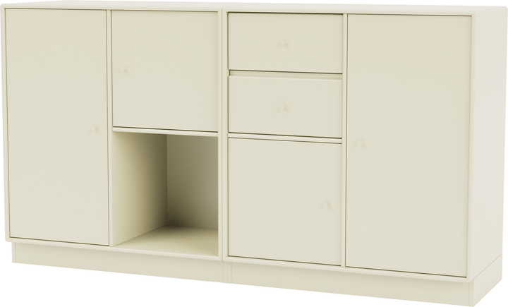 Couple Sideboard - With Plinth Base - Montana - Shelving - Vanilla - 2.7" - HORNE