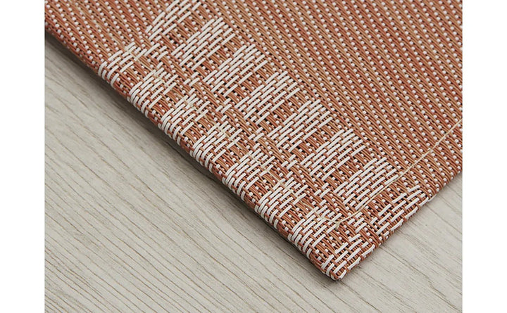 Coverlet Rug - Chilewich - Rugs - Small - 23" x 36" - Burnt Coral - HORNE