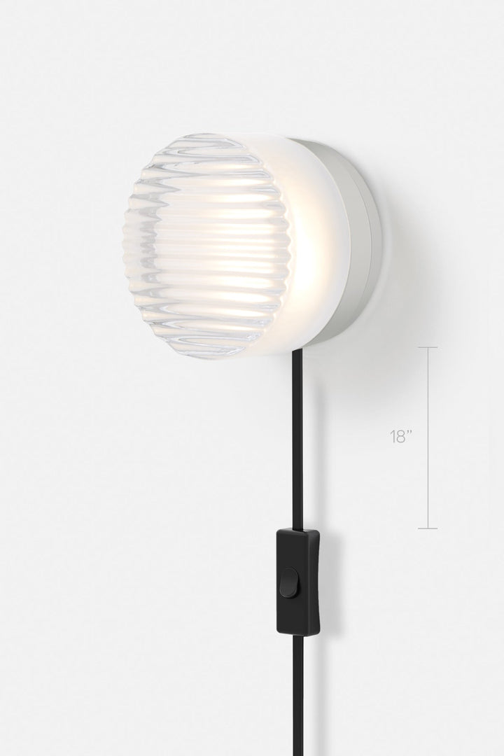 Crisp Corded - RBW Lighting - Frosted Interior - 2700K (warm white) - Corded Plug - in (Bottom) w. Toggle Switch / 120V Input - HORNE