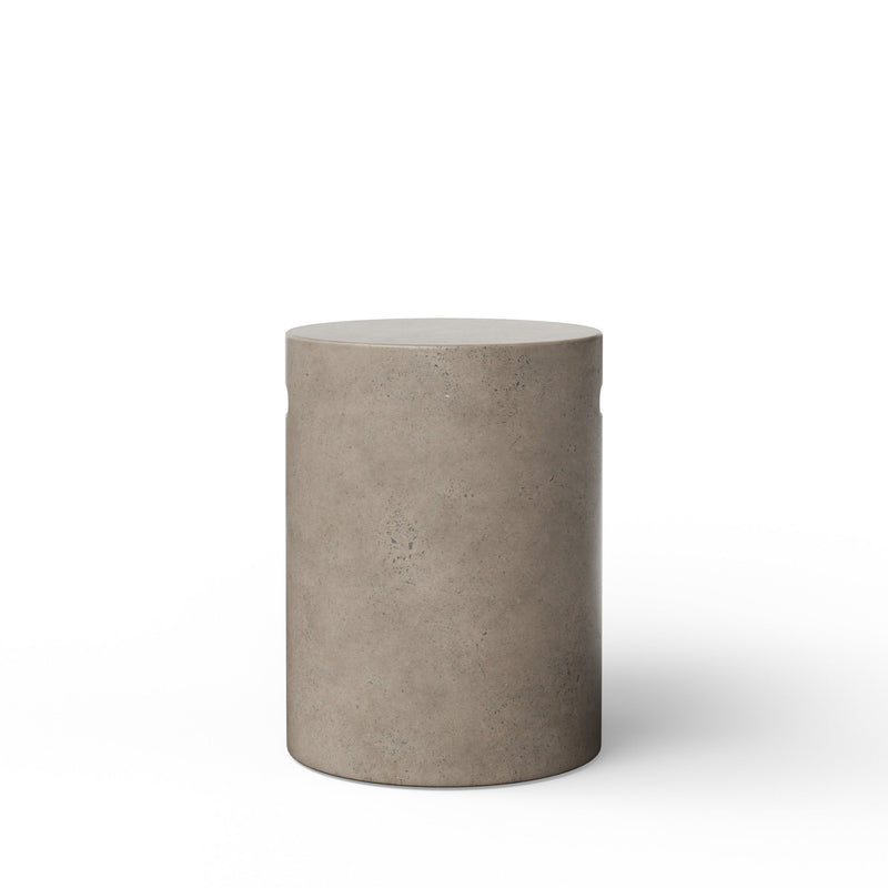 Cylinder Stool - Urbia Stools + Benches + Ottomans - Dark Grey - HORNE