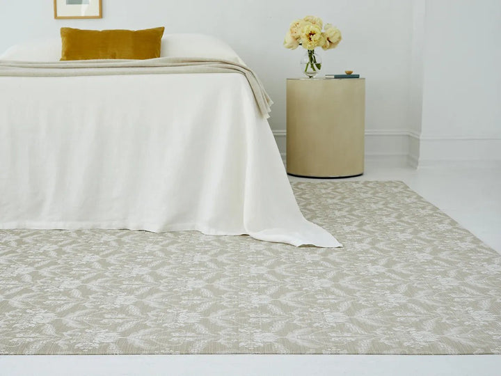 Damask Rug - Chilewich - Rugs - Small - 23" x 36" - Wheat - HORNE