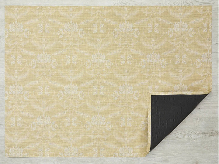 Damask Rug - Chilewich - Rugs - Small - 23" x 36" - Wheat - HORNE