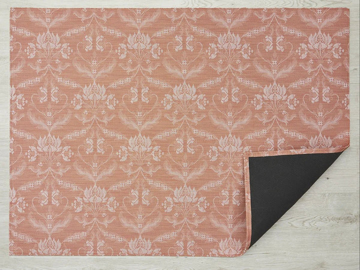 Damask Rug - Chilewich - Rugs - Small - 23" x 36" - Burnt Coral - HORNE