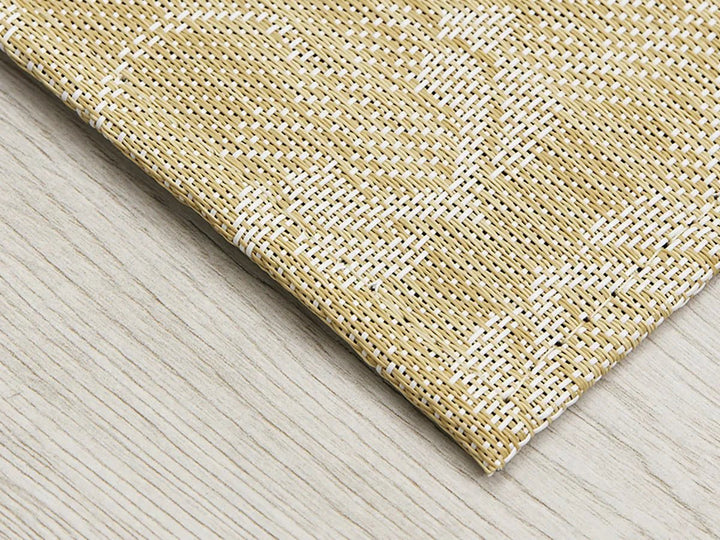 Damask Rug - Chilewich - Rugs - Small - 23" x 36" - Wheat - HORNE