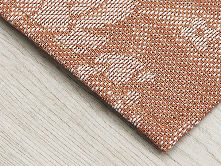 Damask Rug - Chilewich - Rugs - Small - 23" x 36" - Burnt Coral - HORNE