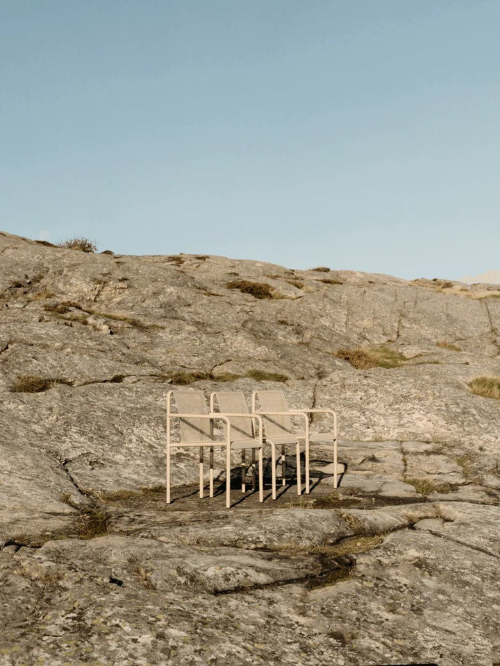 Dapple Chair with Arms - Ferm Living Outdoor Furniture - Tea Green - HORNE