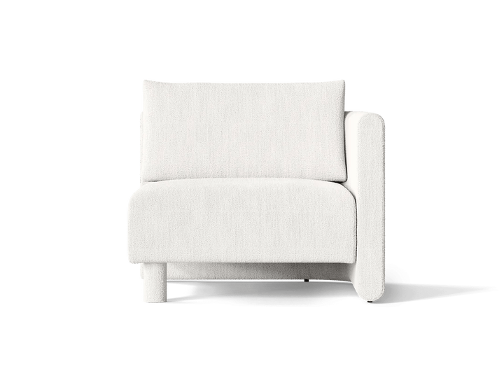 Dase Sofa Armrest - Right - Ferm Living Sofas - Bouclé - Off - white - HORNE