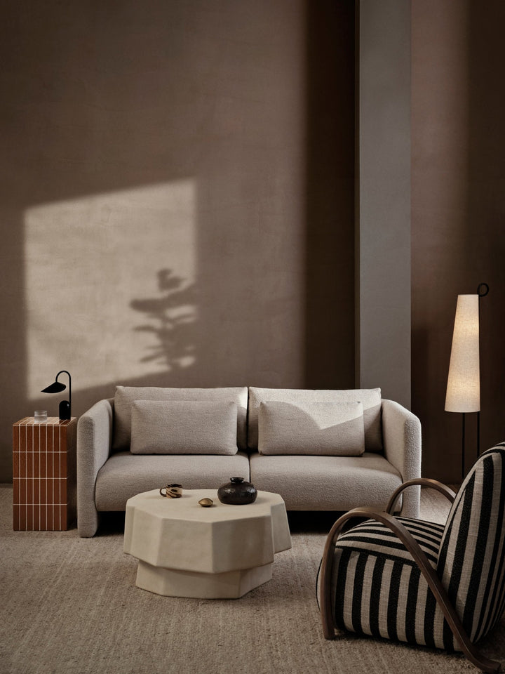Dase Sofa Armrest - Right - Ferm Living Sofas - Soft Bouclé - Natural - HORNE