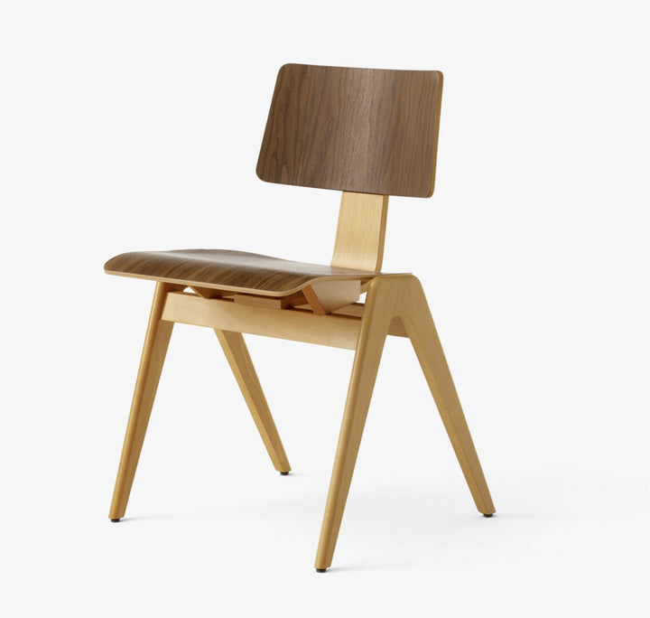 Daystak Side Chair - &Tradition Chairs - Beech & Walnut - HORNE