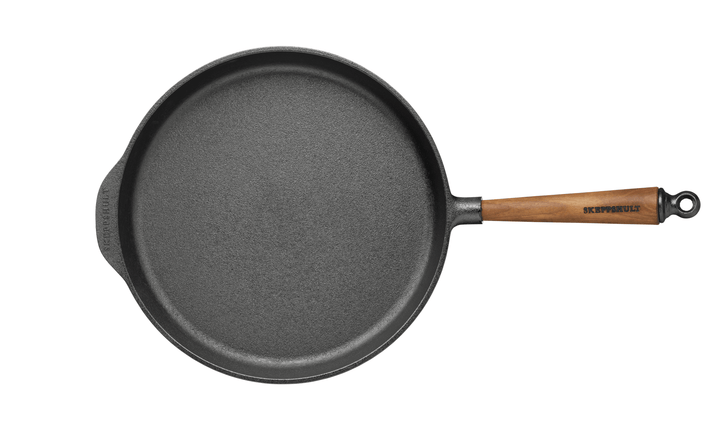 Deep Skillet with Walnut Handle - 12" - SKEPPSHULT - Cookware - HORNE