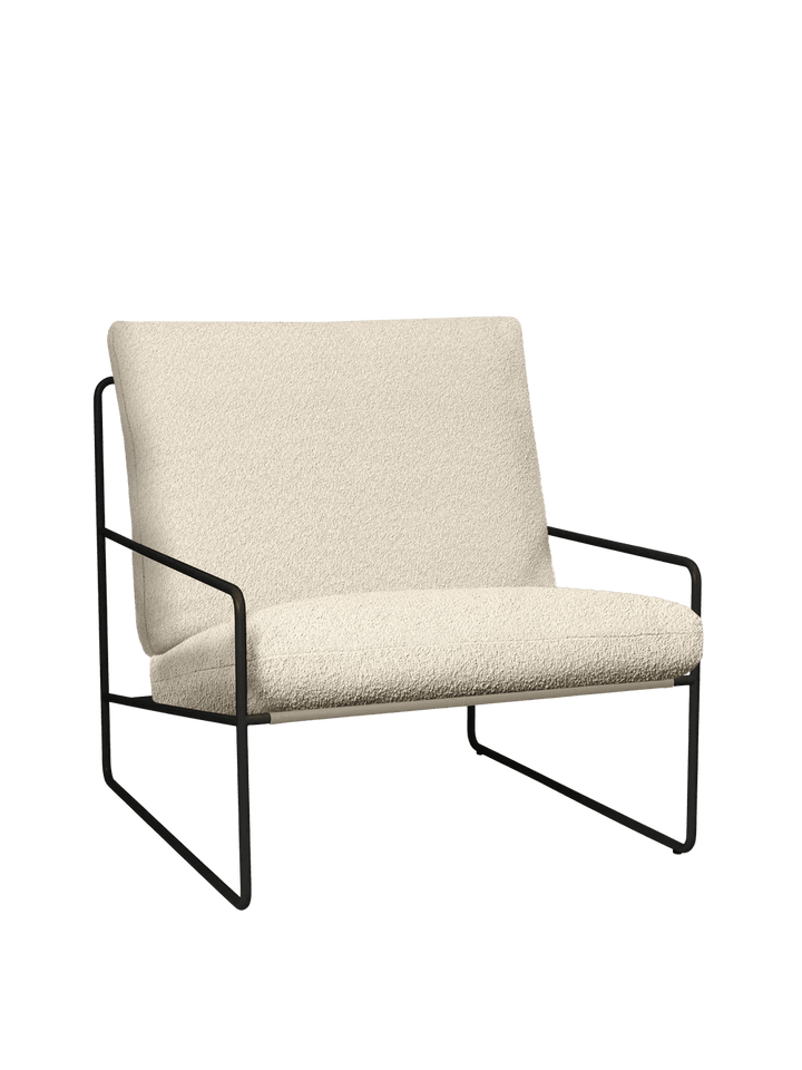 Desert Sofa 1 - Seater - Ferm Living Sofas - Pure Bouclé - Off - white - HORNE