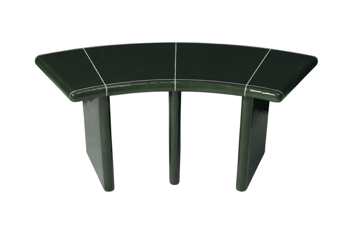 Deya Curved Bench - 110 - Ferm Living Stools + Benches + Ottomans - HORNE