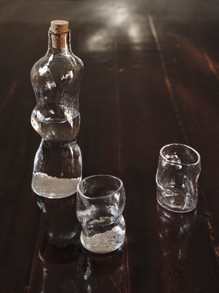Dimple Bottle - Ferm Living Glassware - HORNE