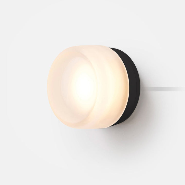 Dimple Corded - Black Anodized - RBW Lighting - Frosted - 2700K (warm white) - Corded Plug - in (Back) / 120V Input - HORNE