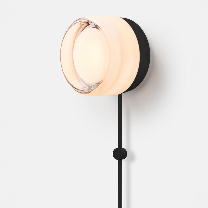Dimple Corded - Black Anodized - RBW Lighting - White Interior - 2700K (warm white) - Corded Plug - in (Bottom) / 120V Input - HORNE