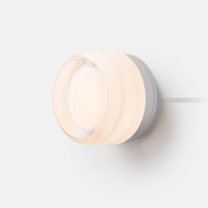 Dimple Corded - Natural Anodized - RBW Lighting - White Interior - 2700K (warm white) - Corded Plug - in (Back) / 120V Input - HORNE