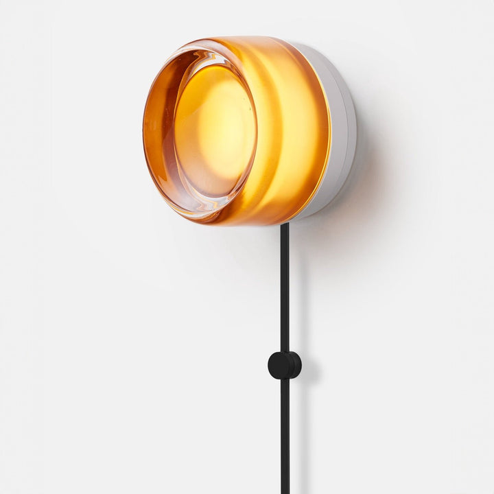 Dimple Corded - Natural Anodized - RBW Lighting - Amber - 2700K (warm white) - Corded Plug - in (Bottom) / 120V Input - HORNE