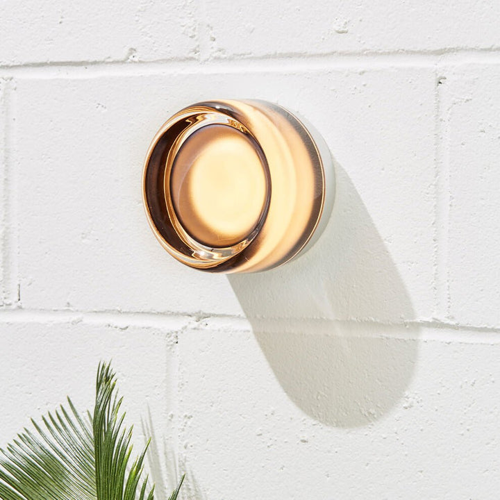 Dimple Sconce - Black Anodized - RBW Lighting - Frosted - IP20 - Damp Locations - 2700K (warm white) - HORNE