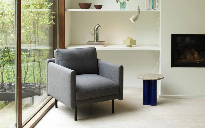 Dit Table - Normann Copenhagen Coffee Tables - Dit Table Bright Red - Blue Diamond - HORNE