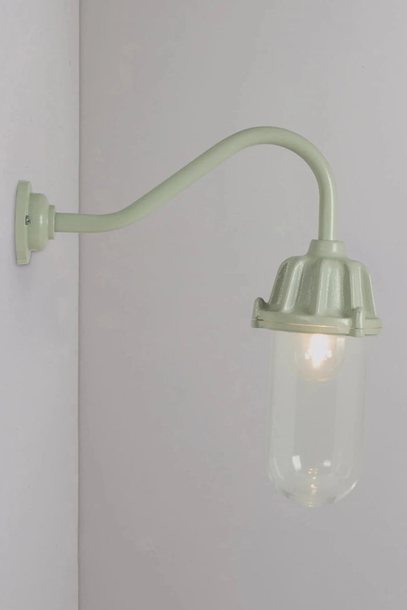 Dockside Wall Light - Davey Lighting Outdoor Lights - Anodised Aluminium - Frosted - HORNE