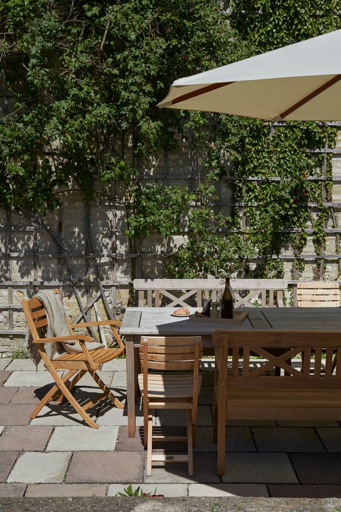 Drachmann Table 75" - Teak - Skagerak by Fritz Hansen - Outdoor Furniture - HORNE