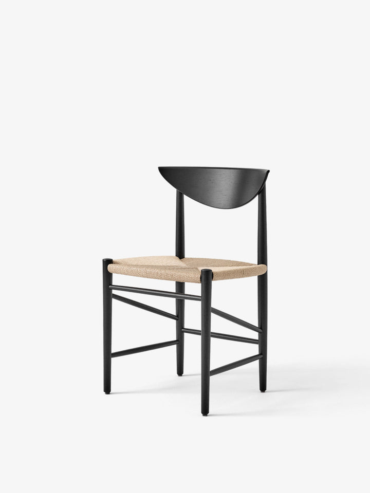 Drawn Side Chair - &Tradition Chairs - Black Lacquered Oak - HORNE