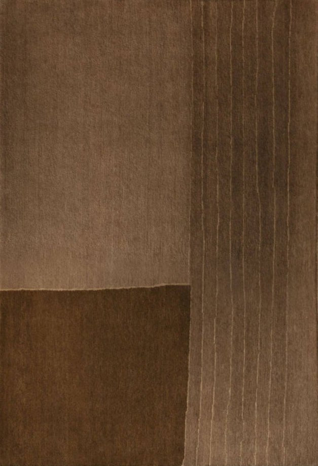 Drift Line rug in Drift Line Terracotta 140x240 (4.6' x 7.9')