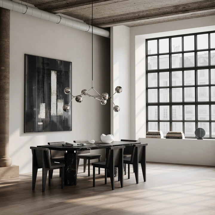 Drop Chandelier Globe - 101 Copenhagen Lighting - Mini - Chrome - HORNE