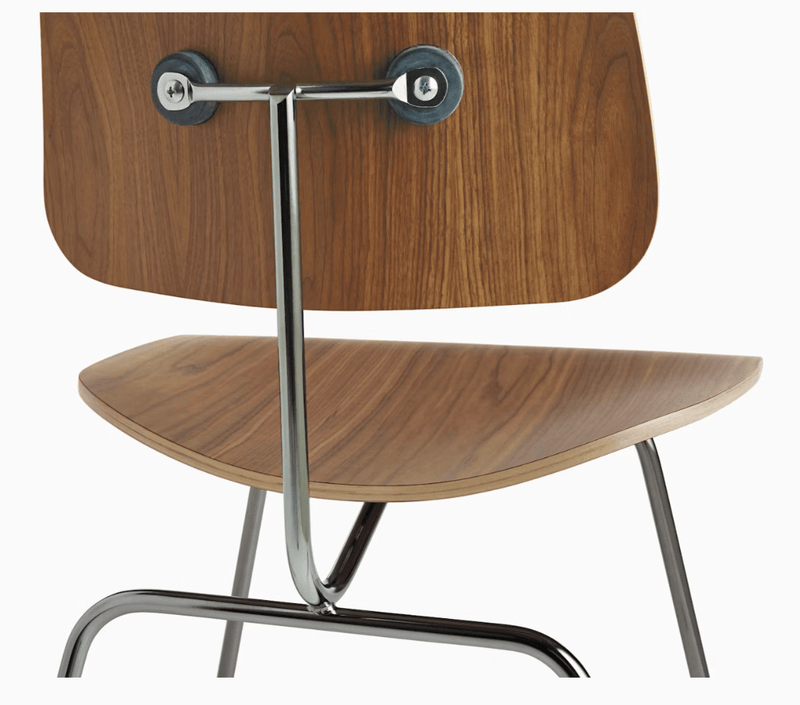 Eames® Molded Plywood Dining Chair - Metal Base - Herman Miller® Chairs - Ebony - Black - HORNE