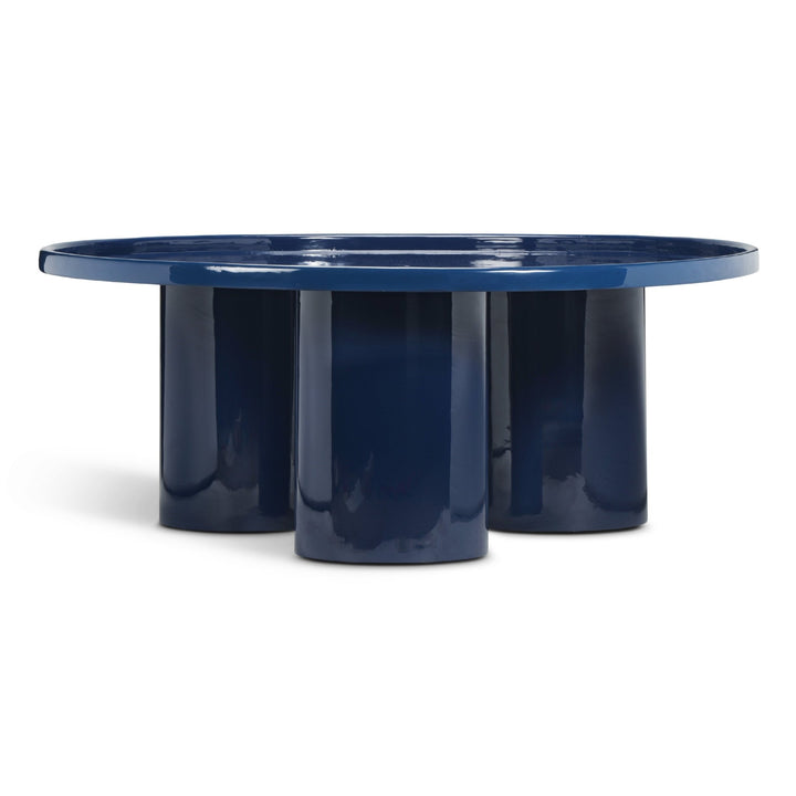 Eclat - Sofia Enamel Coffee Table - Urbia Coffee Tables - Aegean Teal - HORNE
