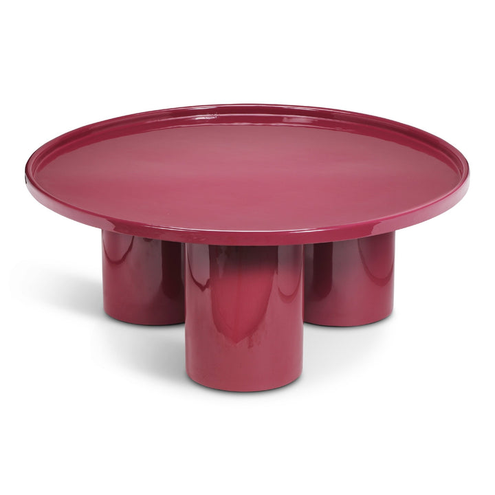 Eclat - Sofia Enamel Coffee Table - Urbia Coffee Tables - Plum - HORNE