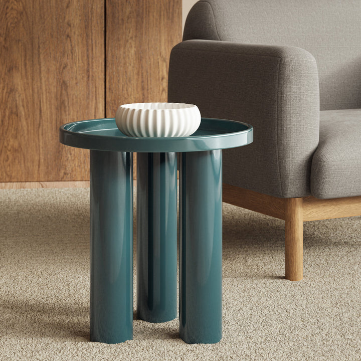 Eclat - Sofia Enamel End Table - Urbia Coffee Tables - Yellow Ochre - HORNE