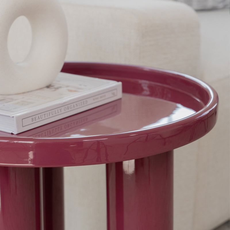 Eclat - Sofia Enamel End Table - Urbia Coffee Tables - Aegean Teal - HORNE