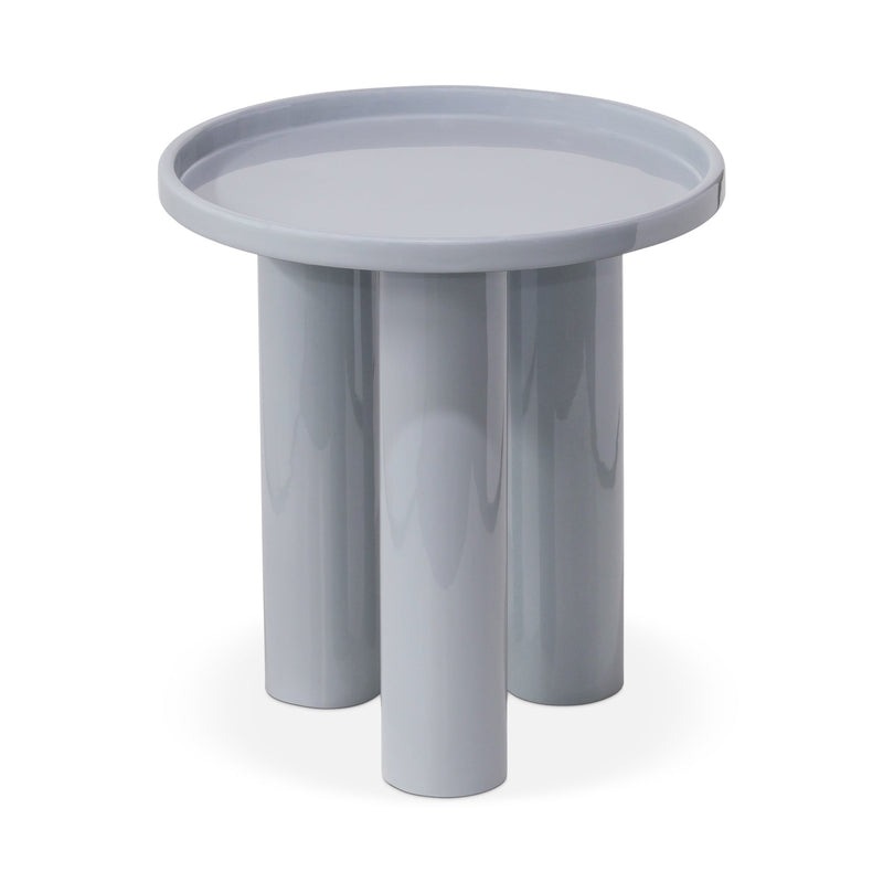 Eclat - Sofia Enamel End Table - Urbia Coffee Tables - Aegean Teal - HORNE