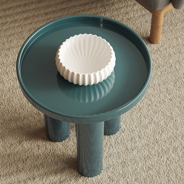 Eclat - Sofia Enamel End Table - Urbia Coffee Tables - Yellow Ochre - HORNE